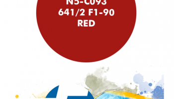 641/2 F1-90 Red  Paint for Airbrush 30 ml - Number 5
