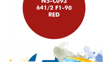 641/2 F1-90 Red  Paint for Airbrush 30 ml - Number 5