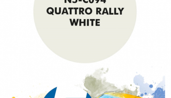 Quattro Rally White  Paint for Airbrush 30 ml - Number 5