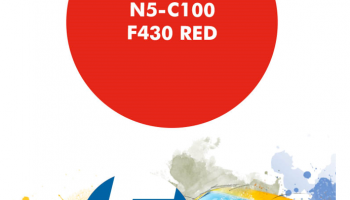 F430 Red  Paint for Airbrush 30 ml - Number 5