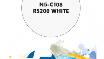 RS200 White  Paint for Airbrush 30 ml - Number 5