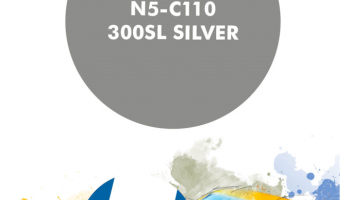 300SL Silver  Paint for Airbrush 30 ml - Number 5