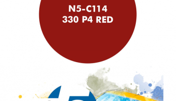 330 P4 Red  Paint for Airbrush 30 ml - Number 5