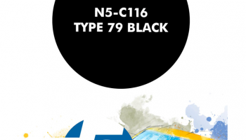 Type 79 Black  Paint for Airbrush 30 ml - Number 5