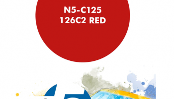 126C2 Red  Paint for Airbrush 30 ml - Number 5