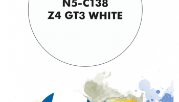 Z4 GT3 White  Paint for Airbrush 30 ml - Number 5