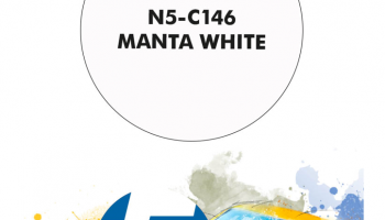 Manta White  Paint for Airbrush 30 ml - Number 5