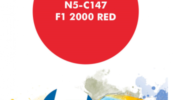 F1 2000 Red  Paint for Airbrush 30 ml - Number 5