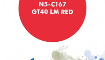 GT40 LM Red  Paint for airbrush 30ml - Number Five