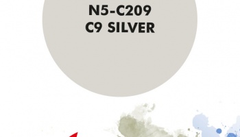 Sauber Mercedes C9 Silver Paint for airbrush 30ml - Number Five