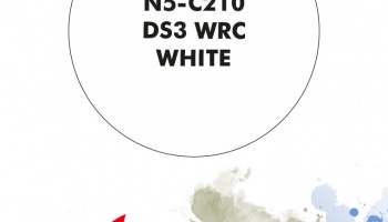 DS3 WRC White Paint for airbrush 30ml - Number Five