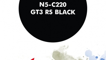 GT3 RS Black Paint for airbrush 30ml - Number Five