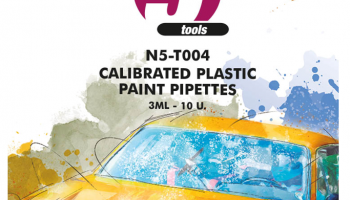 Calibrated Plastic Paint Pipettes - 3ml - Number 5
