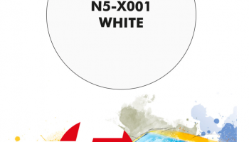 White  Paint for Airbrush 30 ml - Number 5