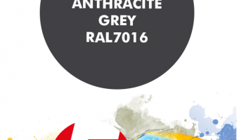 Anthracite Grey RAL7016  Paint for Airbrush 30 ml - Number 5