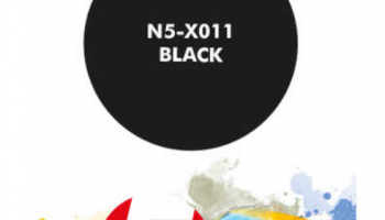 Black  Paint for Airbrush 30 ml - Number 5