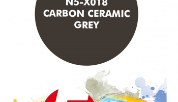 Carbon Ceramic Grey  Paint for Airbrush 30 ml - Number 5