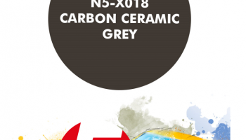 Carbon Ceramic Grey  Paint for Airbrush 30 ml - Number 5