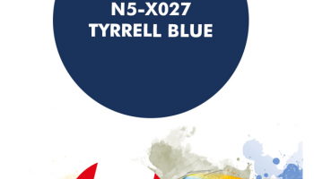 Tyrrell Blue  Paint for Airbrush 30 ml - Number 5