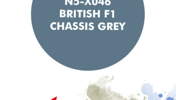 British F1 Chassis Grey Paint for airbrush 30ml - Number Five