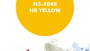 HB Yellow Paint for airbrush 30ml - Number Five