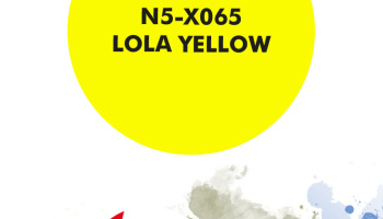 Lola Yellow Paint for airbrush 30ml - Number Five