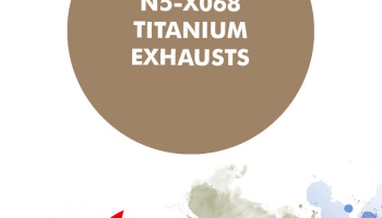 Titanium Exhausts Metallic Paint for airbrush 30ml - Number Five