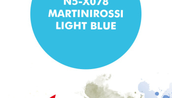Martinirossi Light Blue Paint for airbrush 30ml - Number Five