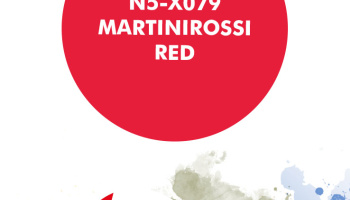 Martinirossi Red Paint for airbrush 30ml - Number Five