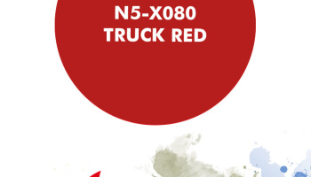 Truck Red Paint for airbrush 30ml - Number Five