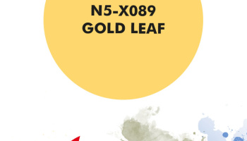 Gold Leaf Metallic Paint for airbrush 30ml - Number Five