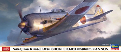 Nakajima Ki44-II Otsu Shoki (Tojo) w/40mm Cannon 1/72 - Hasegawa