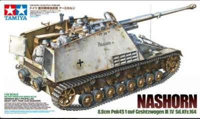 Nashorn 8.8cm Pak43/1 auf Geschutzwagen III/IV(Sd.Kfz.164) (1:35) - Tamiya