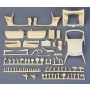 Nissan R34 Openable Door&Engine Detail-up Parts For T (24210) 1/24 - Hobby Design