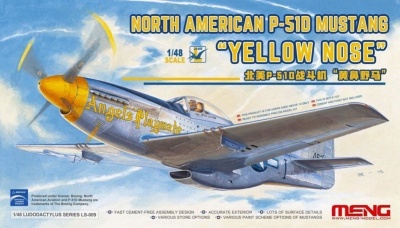 North American P-51D Mustang Yellow Nose 1/48 - Meng Model