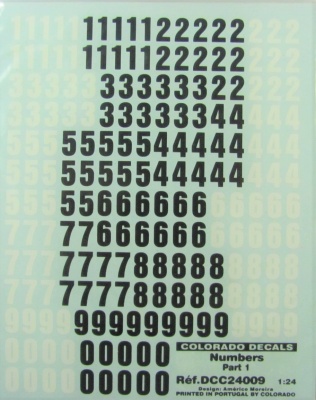 Numbers Part 1 - COLORADODECALS