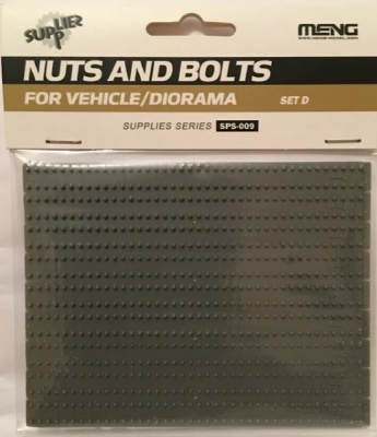Nuts and Bolts SET D 156 pcs. each size -1.3 / 1.5 / 1.7 mm - Meng