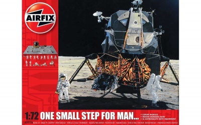 One Step for Man 50th Anniversary of 1st Manned Moon Landing (1:72) Classic Kit A50106 - Airfix