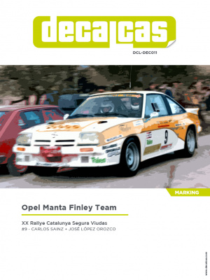 Opel Manta 400 Finley Team - Decalcas
