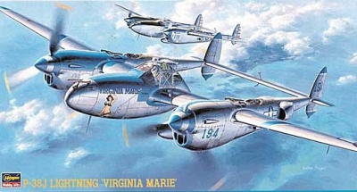 P-38J Lightning Virginia Marie (1:48) - Hasegawa