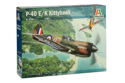 P-40E/K Kittyhawk (1:48) Italeri Model Kit 2795 - Italeri