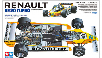 Renault RE-20 Turbo (w/Photo-Etched Parts) 1/12 - Tamiya
