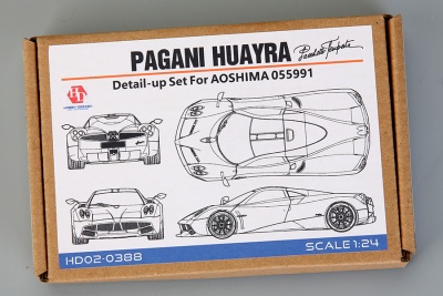 Pagani Huayra Detail Set for Aoshima 05599 - Hobby Design