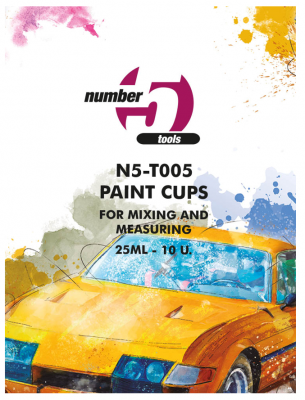 Paint cup for mixing and measuring - 25ml  - Number 5