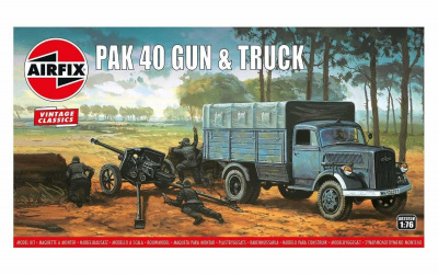 PAK 40 Gun & Truck (1:76) Classic Kit VINTAGE military A02315V - Airfix