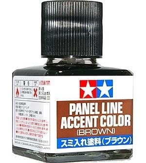 Panel Line Accent Color 40ml. (Brown) - Tamiya