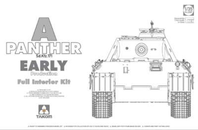 Panther Ausf. A early prod. (full interior) 1/35 - Takom
