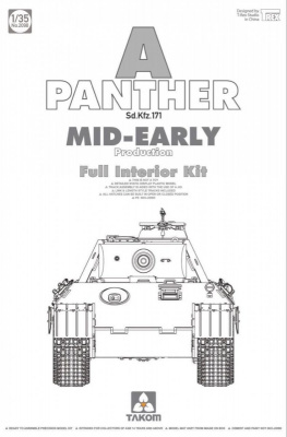 Panther Ausf. A mid-early prod. (full interior) 1/35 - Takom