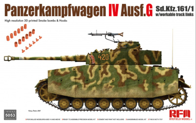 Panzerkampfwagen IV Ausf. G Sd.Kfz. 161/1 w/with workable track links 1:35 - Rye Field Model