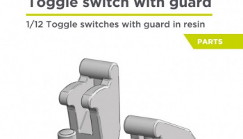 Toggle switch with guard 1/12 - Decalcas
